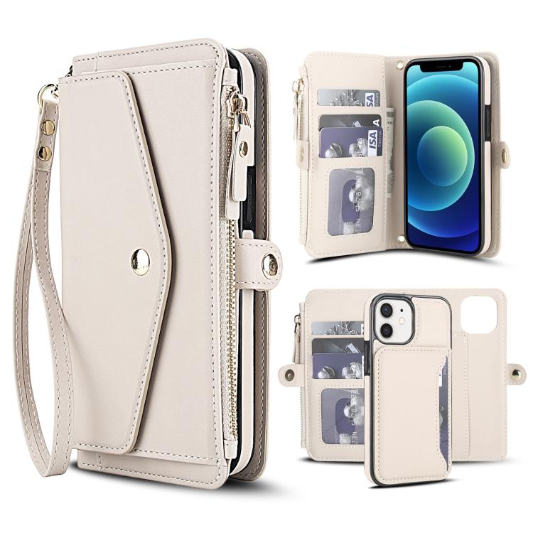 Multifunctional Wallet Detachable Leather Phone Case with Lanyard