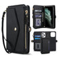 Multifunctional Wallet Detachable Leather Phone Case with Lanyard