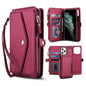 Multifunctional Wallet Detachable Leather Phone Case with Lanyard