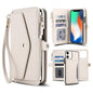 Multifunctional Wallet Detachable Leather Phone Case with Lanyard