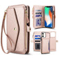 Multifunctional Wallet Detachable Leather Phone Case with Lanyard
