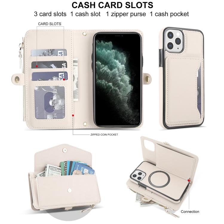 Multifunctional Wallet Detachable Leather Phone Case with Lanyard