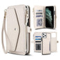 Multifunctional Wallet Detachable Leather Phone Case with Lanyard