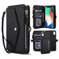 Multifunctional Wallet Detachable Leather Phone Case with Lanyard