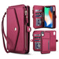 Multifunctional Wallet Detachable Leather Phone Case with Lanyard