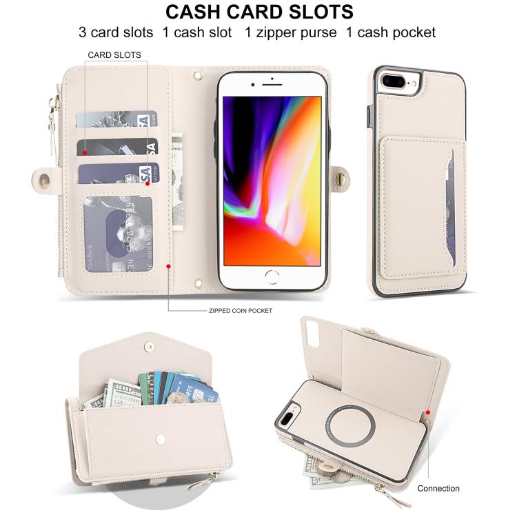 Multifunctional Wallet Detachable Leather Phone Case with Lanyard