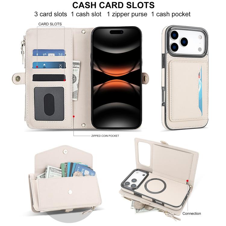 Multifunctional Wallet Detachable Leather Phone Case with Lanyard