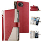 Stitching Multi-card Zipper Wallet Leather Phone Case with Short Strap, For iPhone 18 Pro / 17 Pro, For iPhone 18 Pro Max / 17 Pro Max, For iPhone 17e / 16e, For iPhone 17