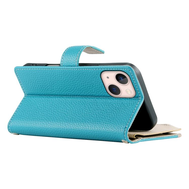 Stitching Multi-card Zipper Wallet Leather Phone Case with Short Strap, For iPhone 13 mini, For iPhone 12 / 12 Pro, For iPhone 12 Pro Max, For iPhone 12 mini