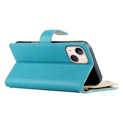 Stitching Multi-card Zipper Wallet Leather Phone Case with Short Strap, For iPhone 13 mini, For iPhone 12 / 12 Pro, For iPhone 12 Pro Max, For iPhone 12 mini