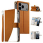 Stitching Multi-card Zipper Wallet Leather Phone Case with Short Strap, For iPhone 17e / 16e, For iPhone 17 Pro Max, For iPhone 17 Pro, For iPhone 17
