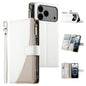 Stitching Multi-card Zipper Wallet Leather Phone Case with Short Strap, For iPhone 17e / 16e, For iPhone 17 Pro Max, For iPhone 17 Pro, For iPhone 17