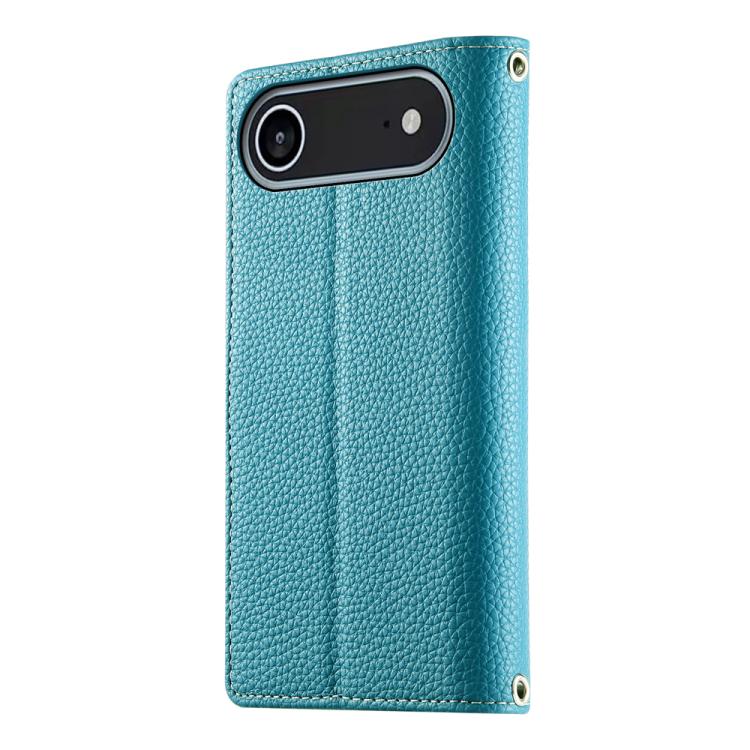 Stitching Multi-card Zipper Wallet Leather Phone Case with Short Strap, For iPhone Air, For iPhone 16 Pro Max, For iPhone 16 Pro, For iPhone 16 Plus