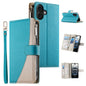 Stitching Multi-card Zipper Wallet Leather Phone Case with Short Strap, For iPhone 17e / 16e, For iPhone 17 Pro Max, For iPhone 17 Pro, For iPhone 17