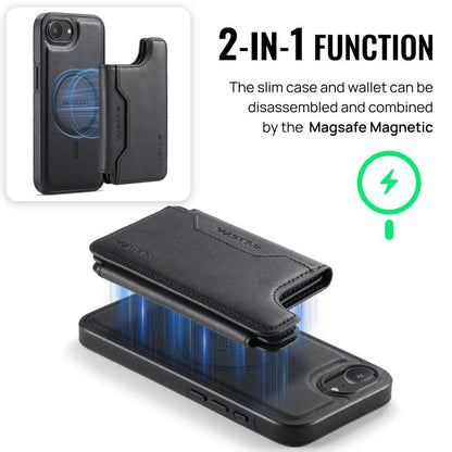 MAGKING K3 Series MagSafe RFID Card Bag Detachable Phone Case, For iPhone 16e, For iPhone 16 Pro Max, For iPhone 16 Pro, For iPhone 16 Plus