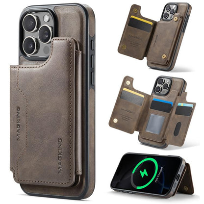 MAGKING K3 Series MagSafe RFID Card Bag Detachable Phone Case, For iPhone 16e, For iPhone 16 Pro Max, For iPhone 16 Pro, For iPhone 16 Plus