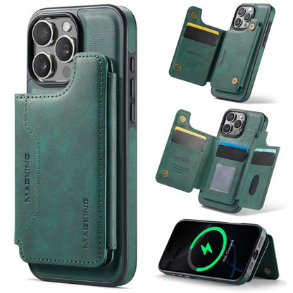 MAGKING K3 Series MagSafe RFID Card Bag Detachable Phone Case, For iPhone 16e, For iPhone 16 Pro Max, For iPhone 16 Pro, For iPhone 16 Plus