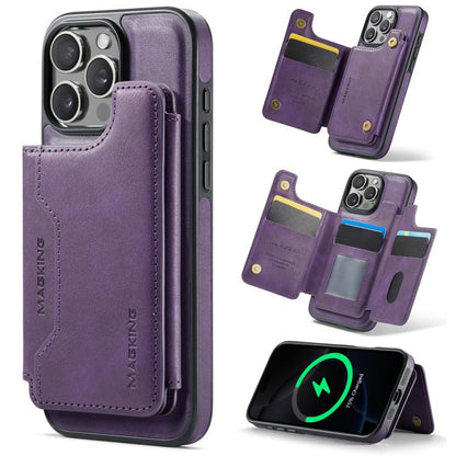 MAGKING K3 Series MagSafe RFID Card Bag Detachable Phone Case, For iPhone 16e, For iPhone 16 Pro Max, For iPhone 16 Pro, For iPhone 16 Plus