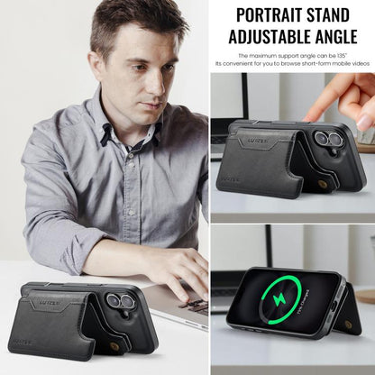 MAGKING K3 Series MagSafe RFID Card Bag Detachable Phone Case, For iPhone 16 Plus, For iPhone 16