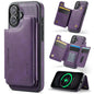 MAGKING K3 Series MagSafe RFID Card Bag Detachable Phone Case, For iPhone 16 Plus, For iPhone 16