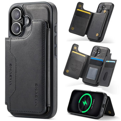 MAGKING K3 Series MagSafe RFID Card Bag Detachable Phone Case, For iPhone 16