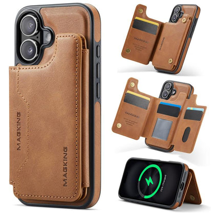 MAGKING K3 Series MagSafe RFID Card Bag Detachable Phone Case, For iPhone 16