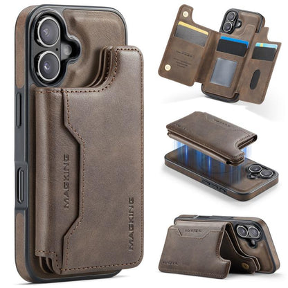MAGKING K3 Series MagSafe RFID Card Bag Detachable Phone Case, For iPhone 17e / 16e, For iPhone 17, For iPhone 16 Pro Max, For iPhone 16 Pro