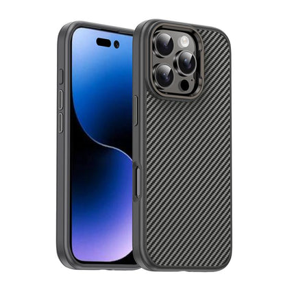 iPAKY Star Lord Series Carbon Fiber Textured Oil Spray PC+TPU Phone Case