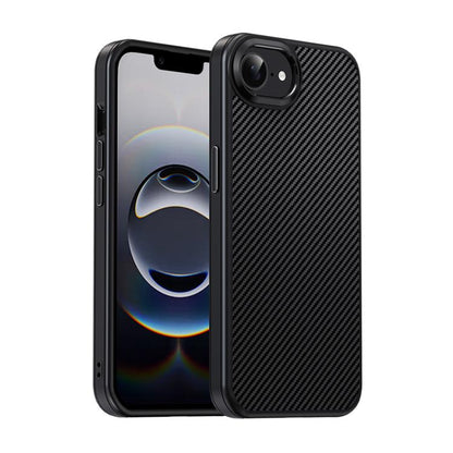 iPAKY Star Lord Series Carbon Fiber Textured Oil Spray PC+TPU Phone Case, For iPhone 17e / 16e, For iPhone 16 Pro Max, For iPhone 16 Pro, For iPhone 16 Plus, For iPhone 16