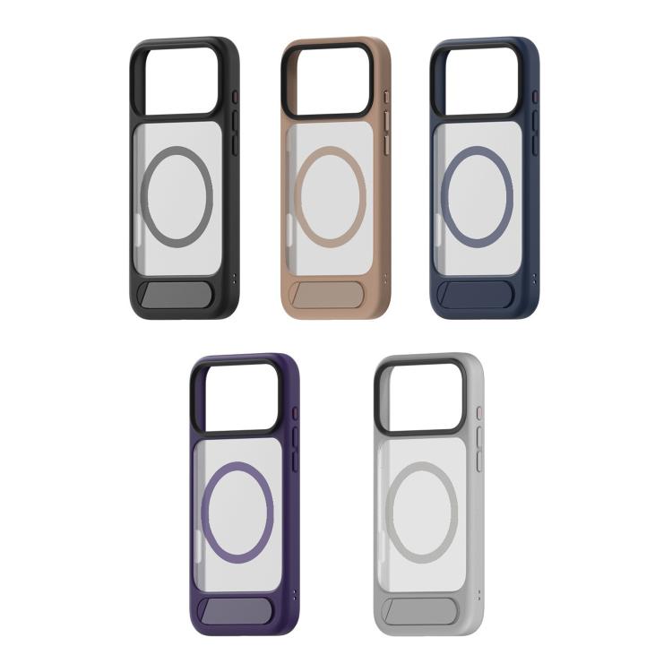Kalebol MagSafe Invisible Tilt Holder PC Hybrid TPU Case, For iPhone 17 Pro Max, For iPhone 17 Pro, For iPhone 17, For iPhone Air, For iPhone 16 Pro Max, For iPhone 16 Pro