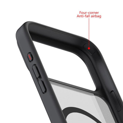 Kalebol MagSafe Invisible Tilt Holder PC Hybrid TPU Case, For iPhone 16 Plus, For iPhone 16, For iPhone 15 Pro Max, For iPhone 15 Pro, For iPhone 15, For iPhone 14