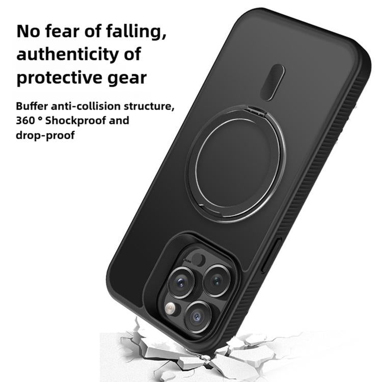Kalebol Rotating Holder MagSafe PC Hybrid TPU Phone Case, For iPhone 14 Plus, For iPhone 14, For iPhone 14 Pro, For iPhone 14 Pro Max, For iPhone 13 Pro Max, For iPhone 13 Pro, For iPhone 13