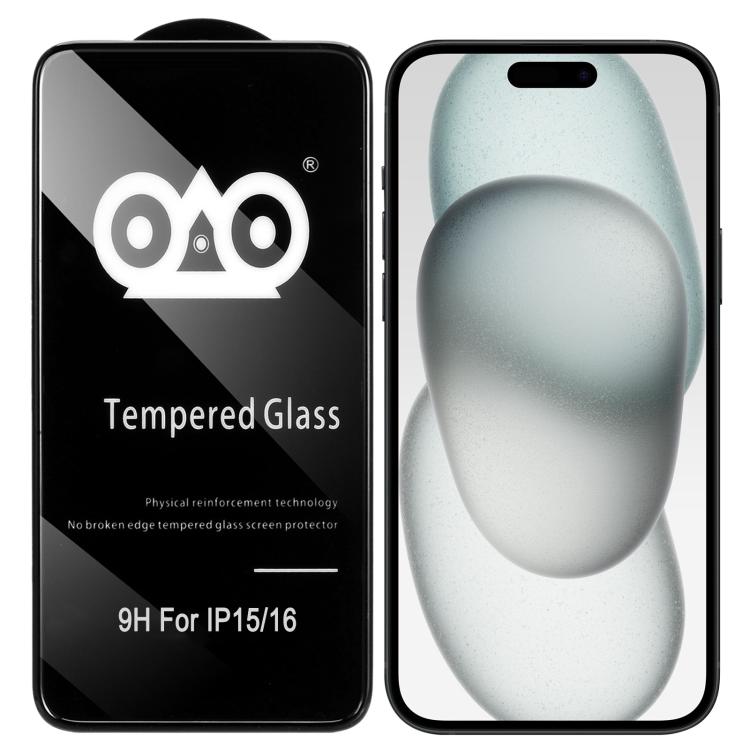 Shockproof Anti-breaking Edge Airbag Tempered Glass Film, For iPhone 16e, For iPhone 16 Pro Max, For iPhone 16 Pro, For iPhone 16 Plus / 15 Plus, For iPhone 16 / 15, For iPhone 15 Pro Max, For iPhone 15 Pro