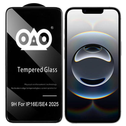 Shockproof Anti-breaking Edge Airbag Tempered Glass Film, For iPhone 16e, For iPhone 16 Pro Max, For iPhone 16 Pro, For iPhone 16 Plus / 15 Plus, For iPhone 16 / 15, For iPhone 15 Pro Max, For iPhone 15 Pro