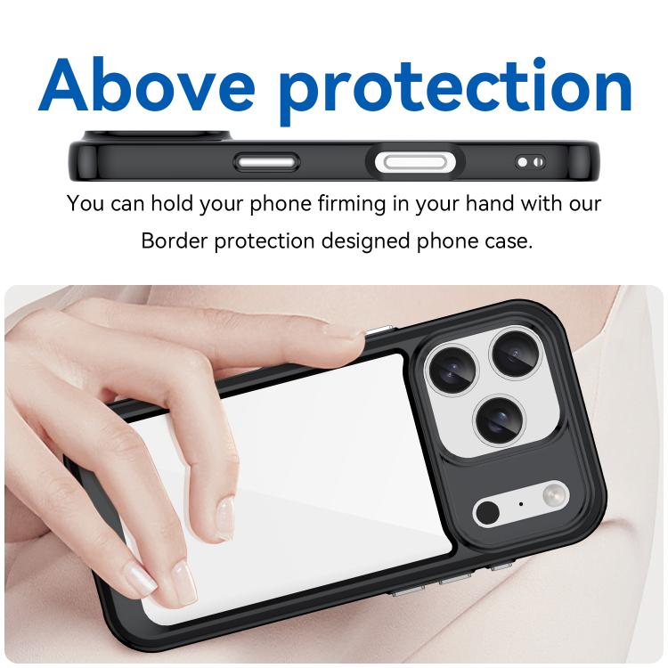 Colorful Series Acrylic + TPU Phone Case, For iPhone 17 Pro, For iPhone 17, For iPhone 17 Air