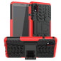 Tire Texture Shockproof TPU + PC Protective Case with Holder