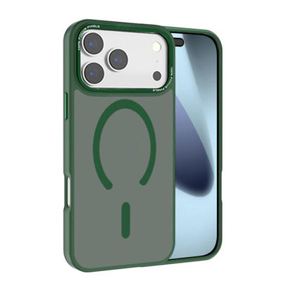 Kalebol Metal Lens Frame MagSafe Frosted PC Phone Case, For iPhone 18 Pro / 17 Pro, For iPhone 18 Pro Max / 17 Pro Max