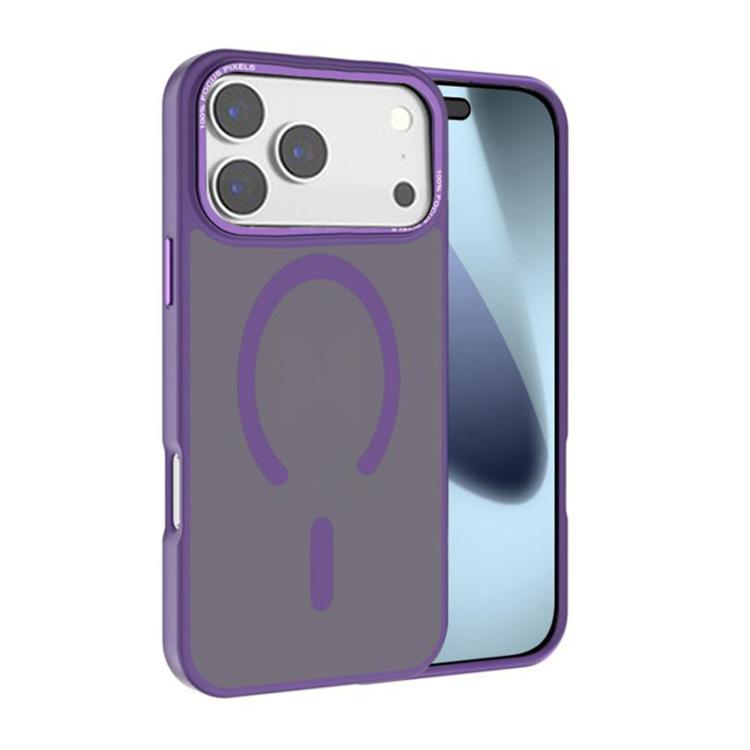 Kalebol Metal Lens Frame MagSafe Frosted PC Phone Case, For iPhone 18 Pro / 17 Pro, For iPhone 18 Pro Max / 17 Pro Max