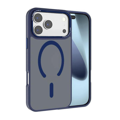 Kalebol Metal Lens Frame MagSafe Frosted PC Phone Case, For iPhone 18 Pro / 17 Pro, For iPhone 18 Pro Max / 17 Pro Max