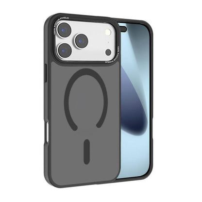 Kalebol Metal Lens Frame MagSafe Frosted PC Phone Case, For iPhone 18 Pro / 17 Pro, For iPhone 18 Pro Max / 17 Pro Max