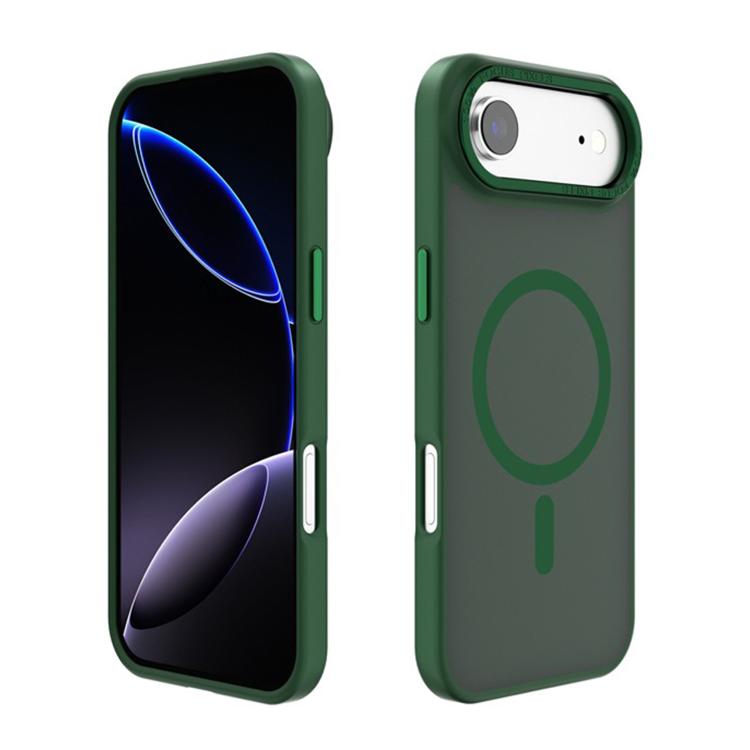 Kalebol Metal Lens Frame MagSafe Frosted PC Phone Case, For iPhone 17, For iPhone Air