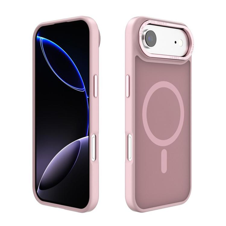 Kalebol Metal Lens Frame MagSafe Frosted PC Phone Case, For iPhone 17, For iPhone Air