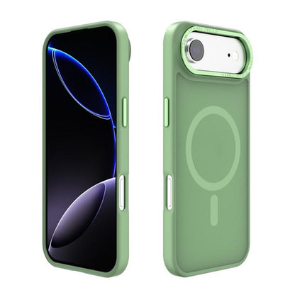 Kalebol Metal Lens Frame MagSafe Frosted PC Phone Case, For iPhone 17, For iPhone Air