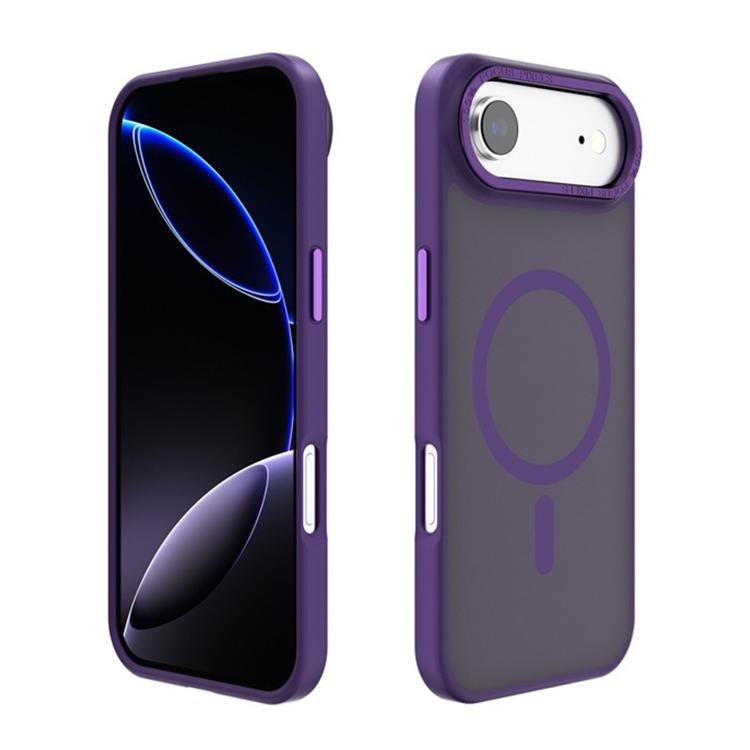 Kalebol Metal Lens Frame MagSafe Frosted PC Phone Case, For iPhone 17, For iPhone Air