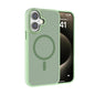 Kalebol Metal Lens Frame MagSafe Frosted PC Phone Case, For iPhone 16 Plus, For iPhone 16