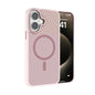 Kalebol Metal Lens Frame MagSafe Frosted PC Phone Case, For iPhone 16 Plus, For iPhone 16