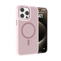 Kalebol Metal Lens Frame MagSafe Frosted PC Phone Case, For iPhone 15 Pro Max, For iPhone 15 Pro