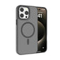 Kalebol Metal Lens Frame MagSafe Frosted PC Phone Case, For iPhone 15 Pro Max, For iPhone 15 Pro