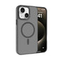 Kalebol Metal Lens Frame MagSafe Frosted PC Phone Case, For iPhone 14 Plus, For iPhone 14