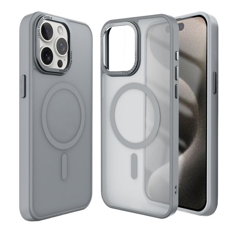 Kalebol Metal Lens Frame MagSafe Frosted PC Phone Case, For iPhone 18 Pro / 17 Pro, For iPhone 18 Pro Max / 17 Pro Max